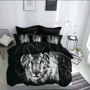 Komplet pościeli 160cm x 200 2x 70x80cm MOTYW PANTERA STAN FAKTYCZNY