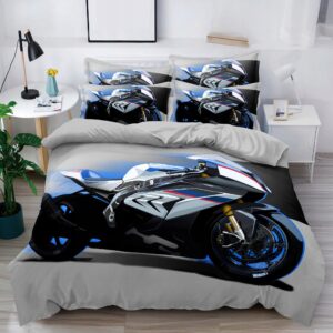 Komplet pościeli Milano MOTOR kołdra 160cm x 200 poduszka 70x80cm 4 części