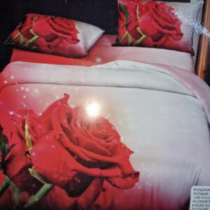 Komplet pościeli RÓŻA 160cm x 200 2x 70x80cm 4 części