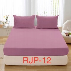 Prześcieradło z gumką COTTON WORLD JERSEY RÓŻOWE 160x200