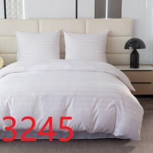 KOMPLET POŚCIELI TYP HOTELOWY 220x200 CZARNY BIAŁA