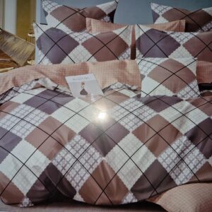 Komplet pościeli WZÓR GEOMETRYCZNY 160cm x 200 2x 70x80cm 4 części