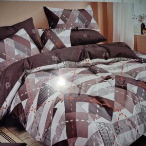 Komplet pościeli WZÓR GEOMETRYCZNY 160cm x 200 2x 70x80cm 4 części