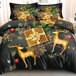 Komplet pościeli  ŚWIĄTECZNEJ 200x220cm 2 X 70x80cm