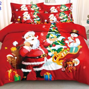 Komplet pościeli  ŚWIĄTECZNEJ 200x220cm 2 X 70x80cm